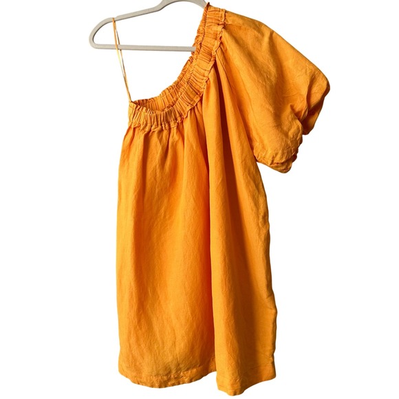 Anthropologie One Shoulder Dress Women's Medium Mango Party Casual - Picture 7 of 7